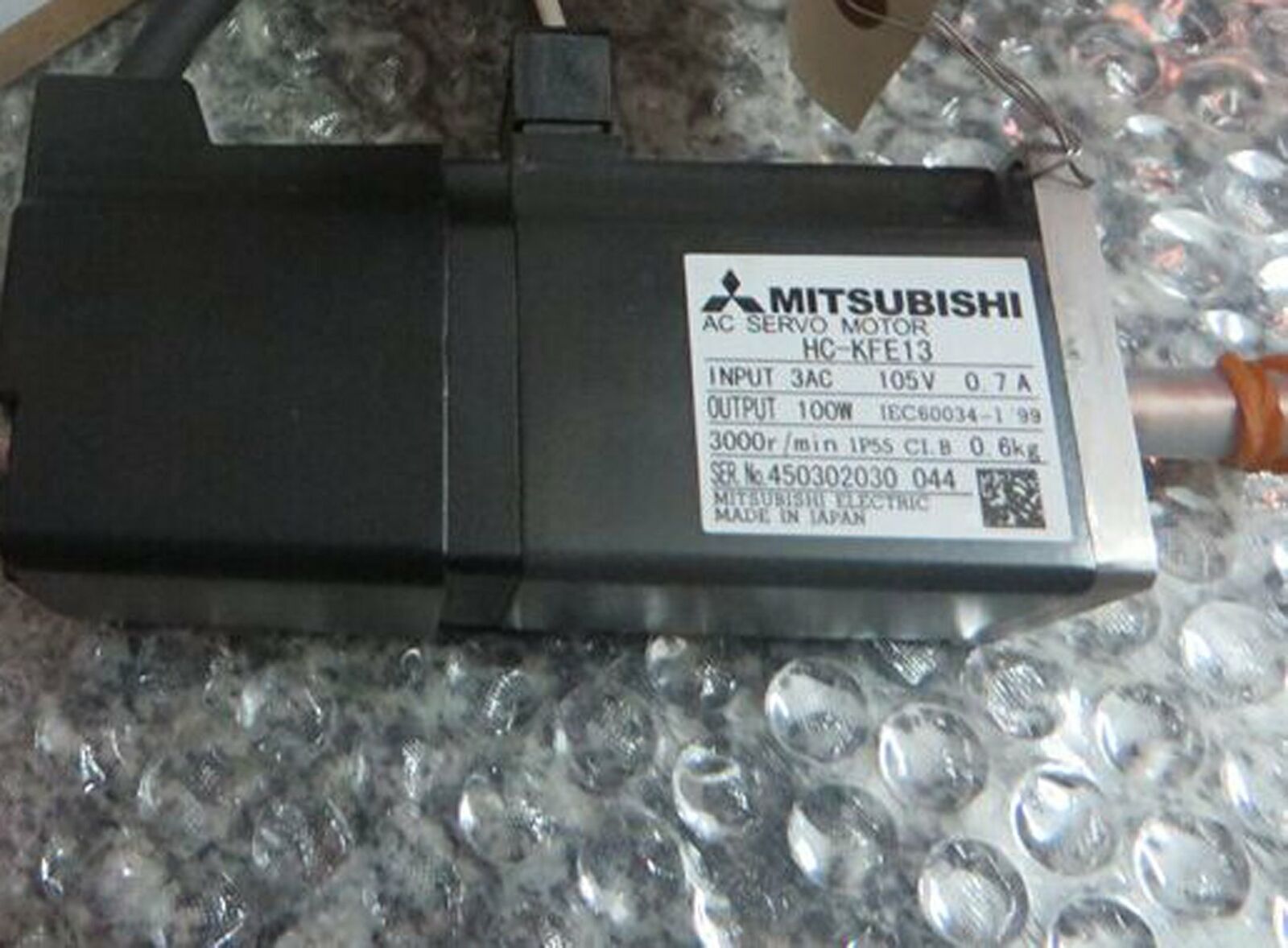 1PC USED MITSUBISHI HC-KFE13 100W AC Servo Motor Tested In Good Condition
