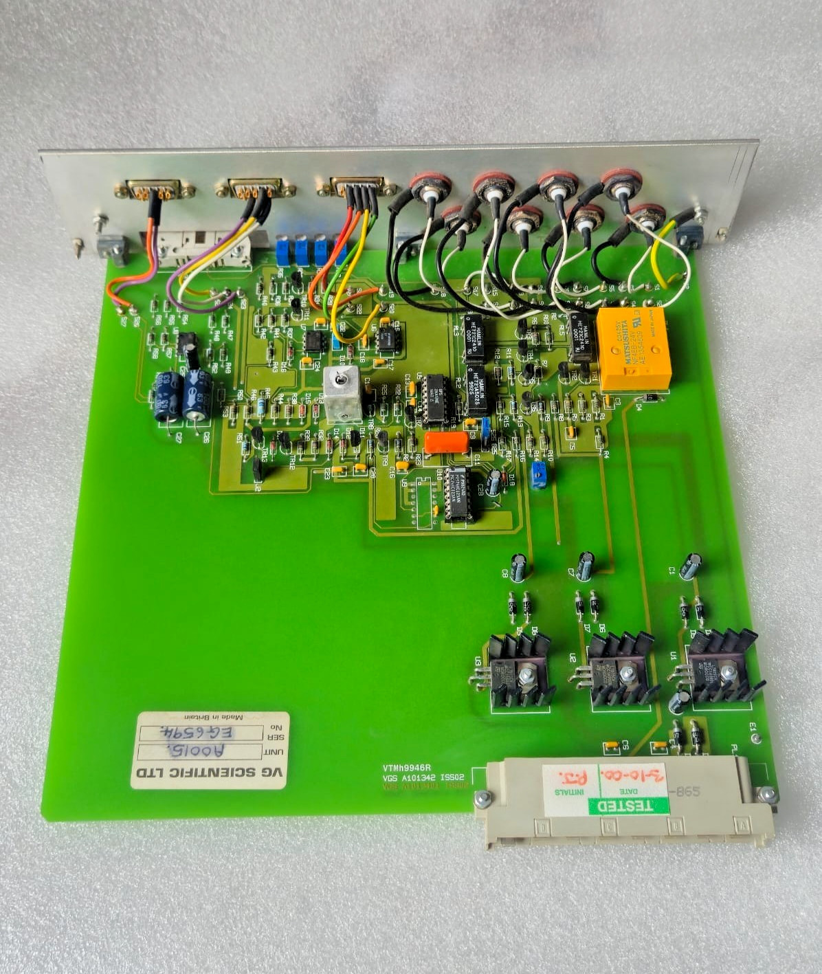 VGS A101342 ISS02 VIDEO INTERFACE PCB MODULE VTMH9946R INDUSTRIAL CONTROL BOARD