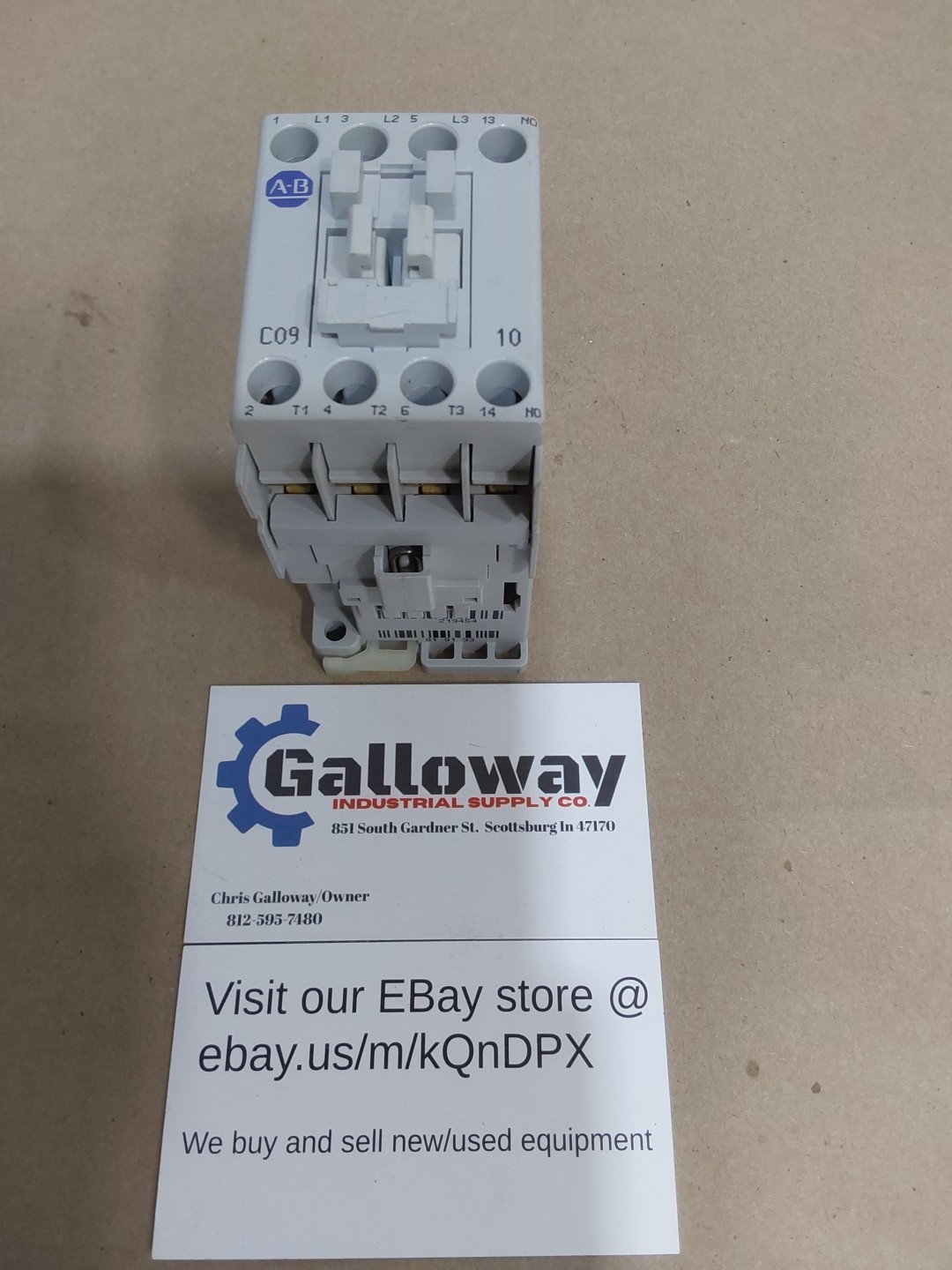 ALLEN-BRADLEY 100-C09*-10 SER A CONTRACTOR COIL VOLTAGE 110V AC