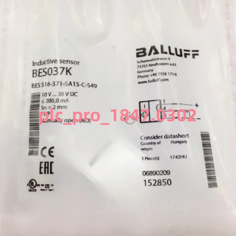 1PCS Brand New For Balluff BES 516-371-SA15-C-S49 BES037K Sensor Fast Shipping