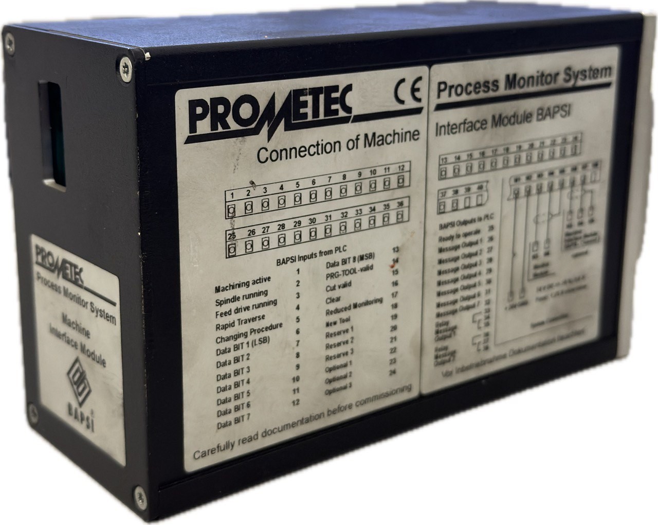 Prometec Machine Interface Module BAPSI Process Monitor System