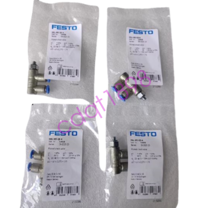 1PC New Festo HGL-M5-QS-4 Gas Connector HGLM5QS4 In Box Brand new Fast Shipping