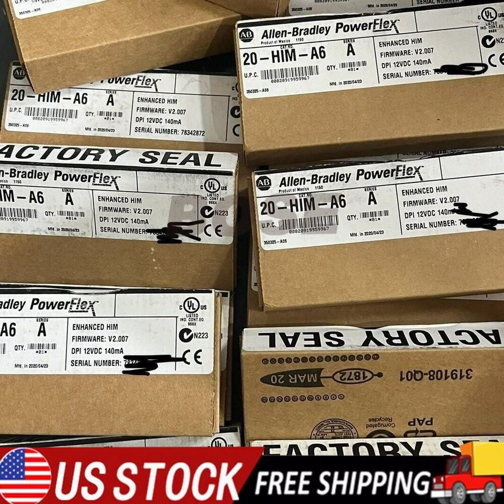 Allen-Bradley 20-HIM-A6 PoweFlex Enhanced HIM FW V2.007 12VFC New Factory Sealed