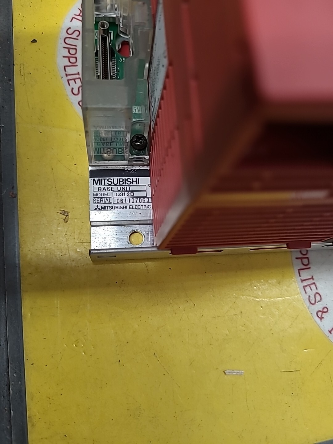 MELSEC MITSUBISHI CPU MODULE, Q312B BASE UNIT, Q61P POWER SUPPLY