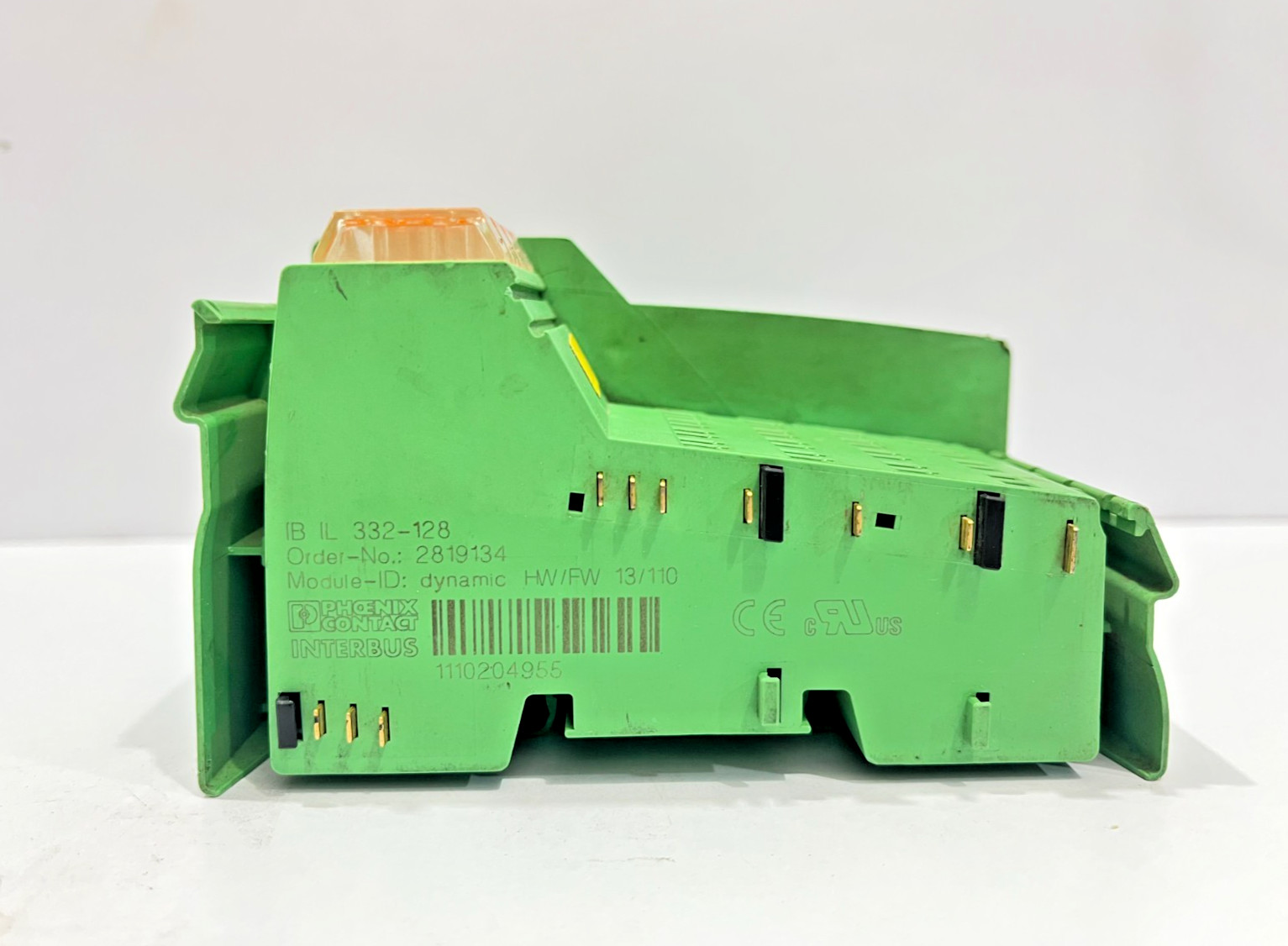 PHOENIX CONTACT IB IL 332-128 INTERBUS INLINE CPU MODULE O/N: 2819134