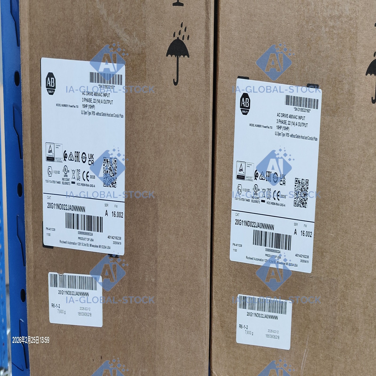 Free Shipping One Brand new Allen-Bradley 20G11ND022JA0NNNNN High Quality