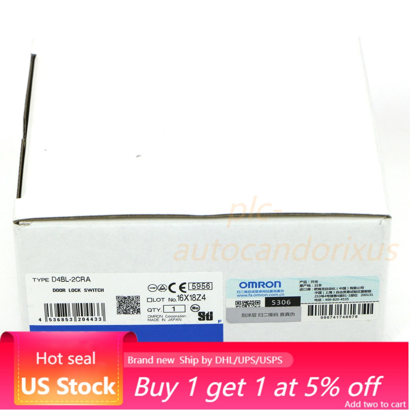 New In Box OMRON D4BL-2CRA Guard Lock Safety-door Switch