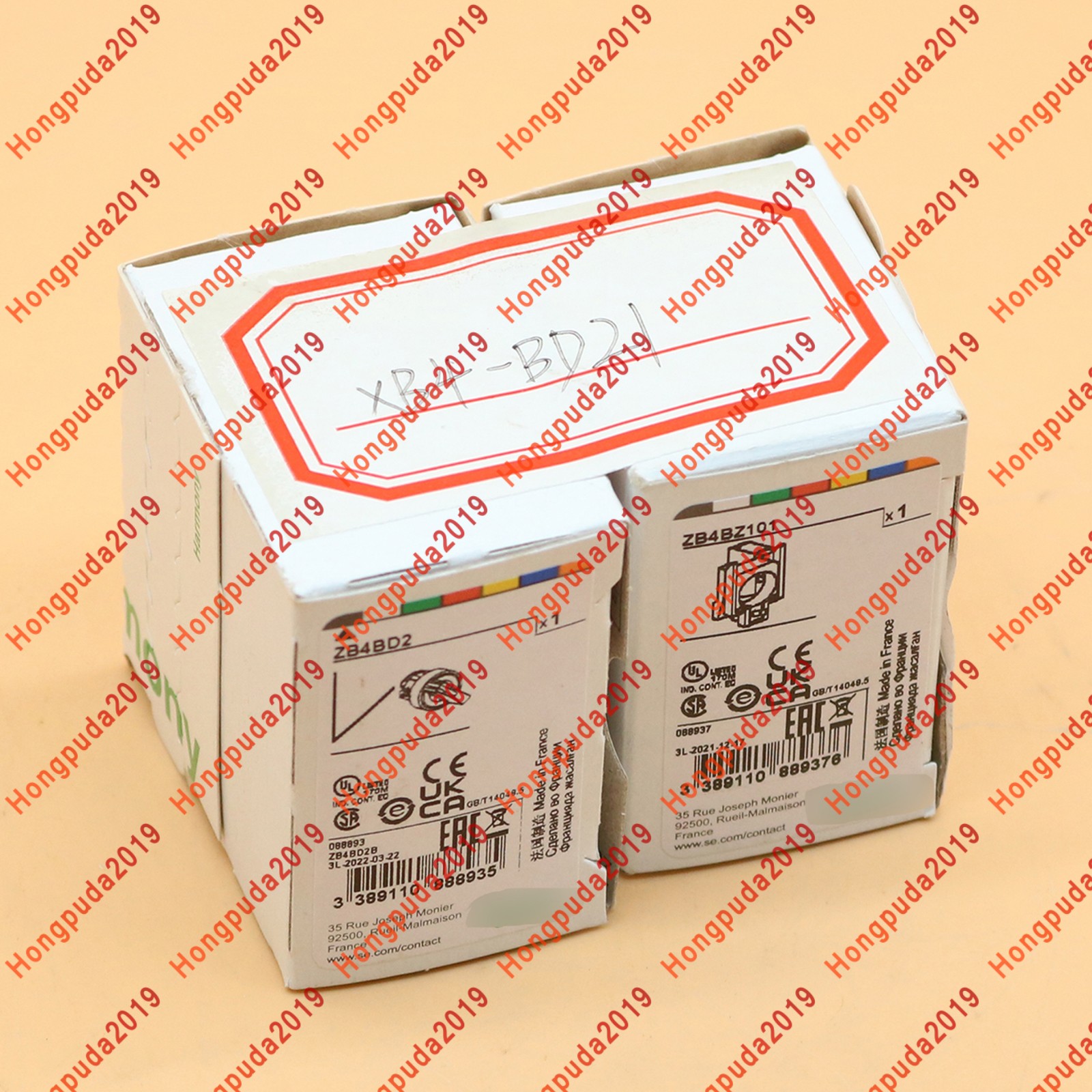 1PC NEW IN BOX Schneider ELECTRIC SELECTOR SWITCH XB4-BD21 FERR SHIP