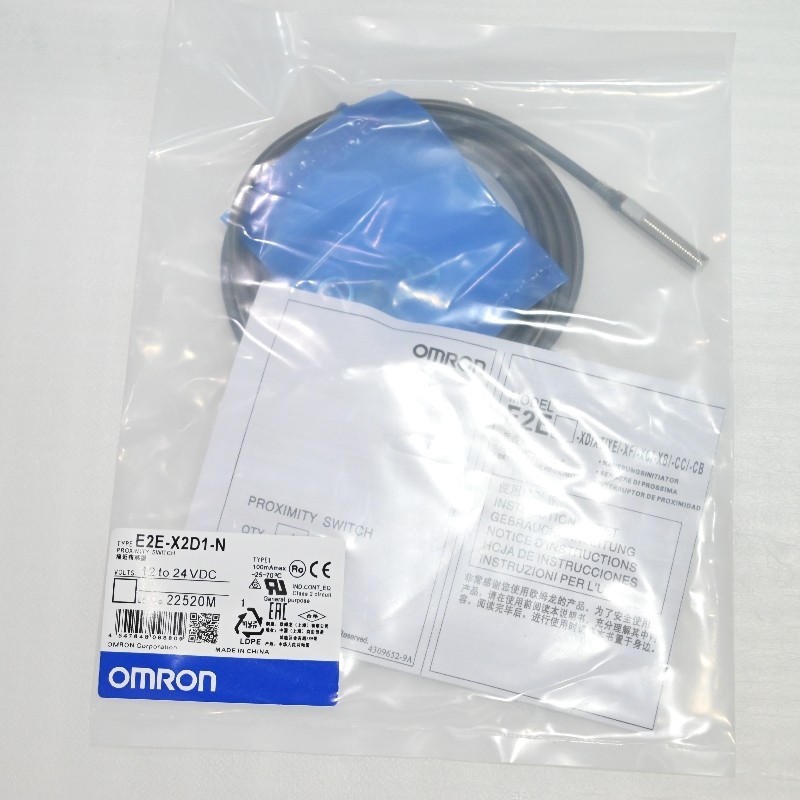 1PC Omron E2E-X2D1-N/E2EX2D1N New Inductive Prox 2mm NPN IP67 10-30VDC US Stock