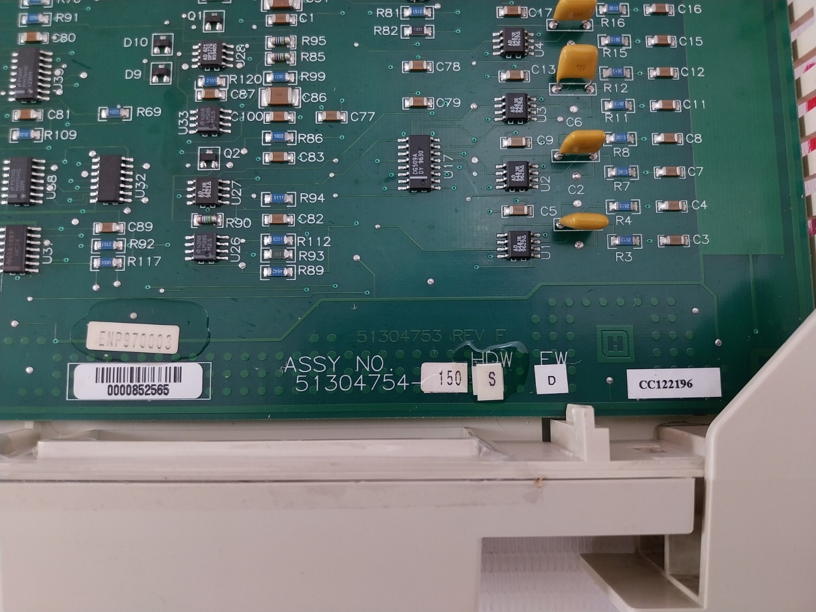 HONEYWELL 51402599-100 15 SIOM Backplane System MU-PLAM02 Rev A 51304754-150