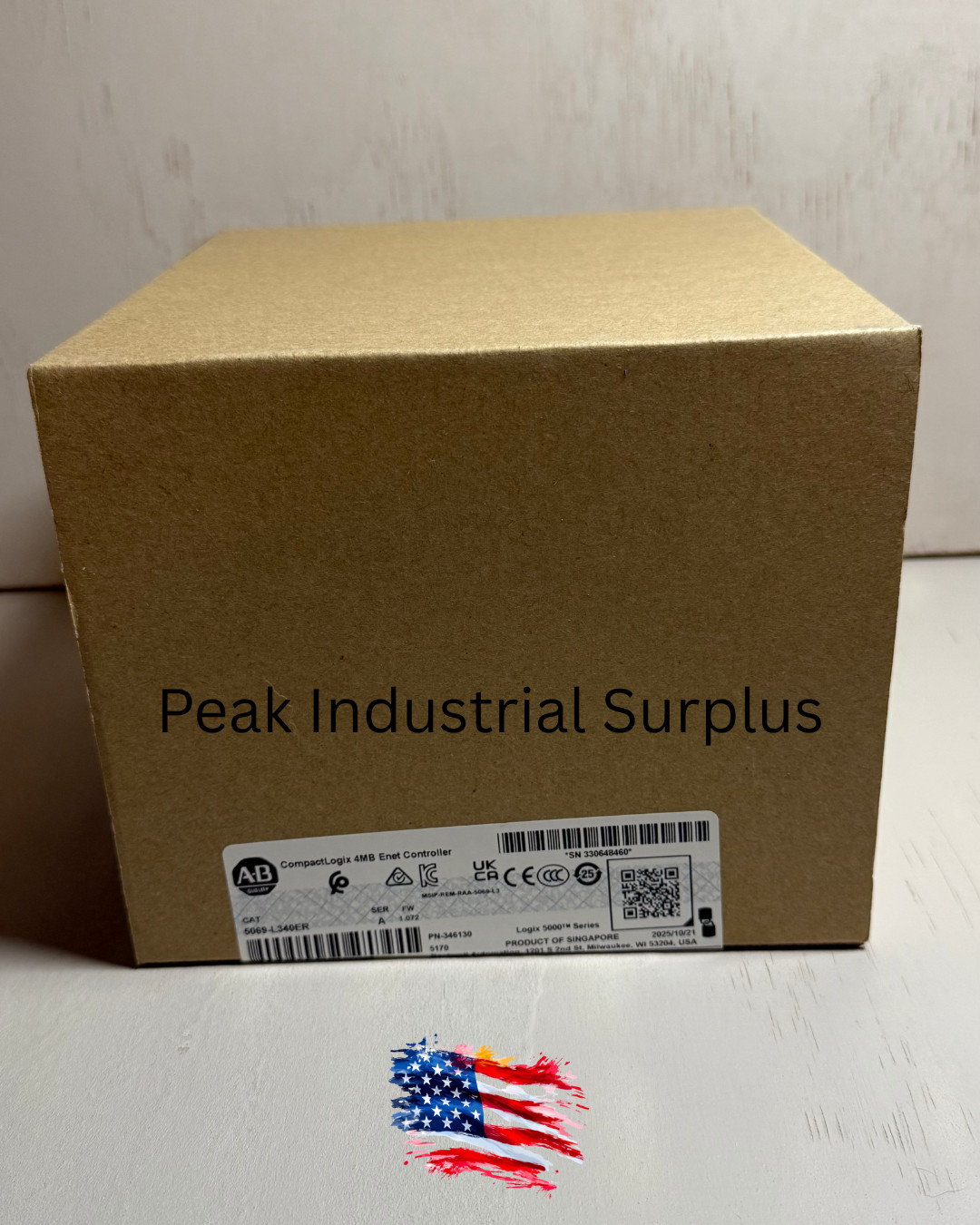 AB 5069-L340ER CompactLogix 4MB Enet Controller SER A Factory Sealed
