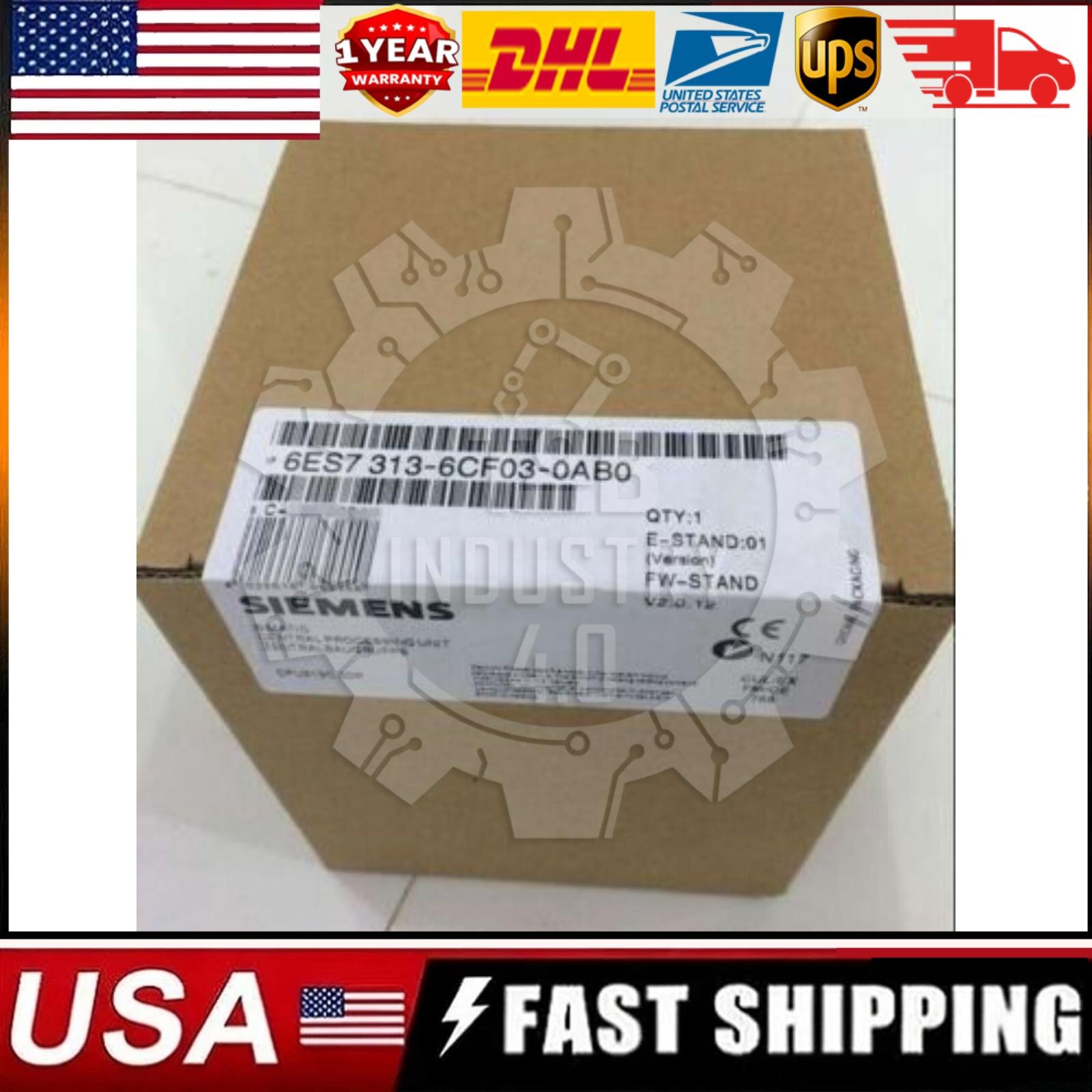 New Siemens Simatic S7-300 CPU313C-2 DP 6ES7313-6CF03-0AB0 6ES7 313-6CF03-0AB0