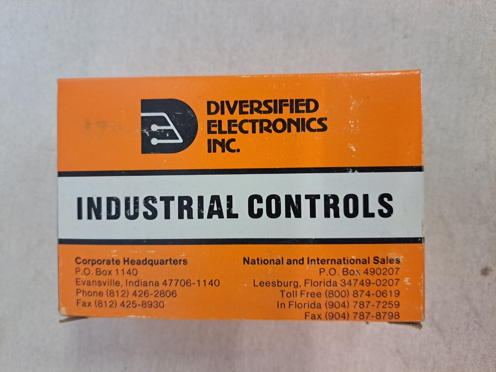 Diversified Electronics CML-120-ASA-5 AC Overcurrent Monitor Relay NEW