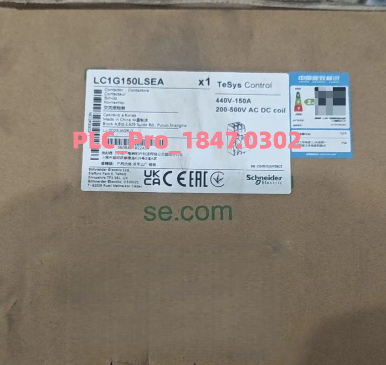 1PCS Brand New Schneider LC1G150LSEA contactor 3Poles 150A 200-500V AC/DC