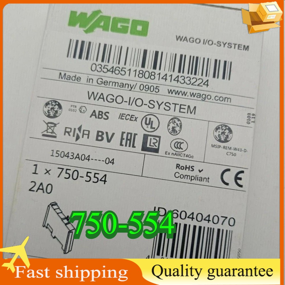 NEW WAGO 750-554 Module PLC 750-554 In Box FAST SHIP