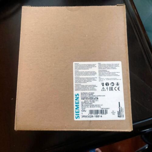 3RW3026-1BB14 New original Siemens 3RW3 026-1BB14 1PCS Fast delivery