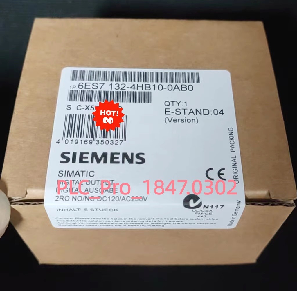 6ES7 132-4HB10-0AB0 5PCS/Box New SIEMENS 6ES7132-4HB10-0AB0 Module Fast ship
