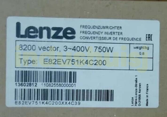 E82EV751_4C200 NEW LENZE E82EV751K4C200 Inverter 8200 Vector 0.75kW