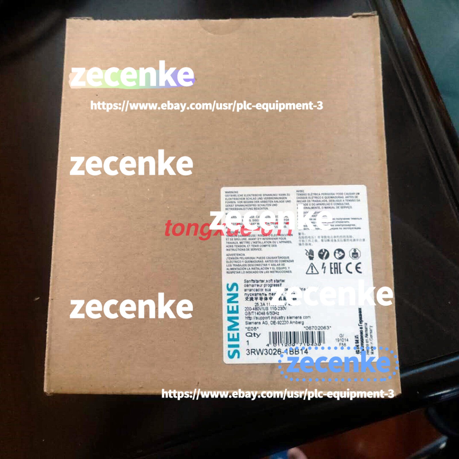 New SIEMENS 3RW3026-1BB14 3RW30261BB14 Soft Starter Via FedEx or DHL