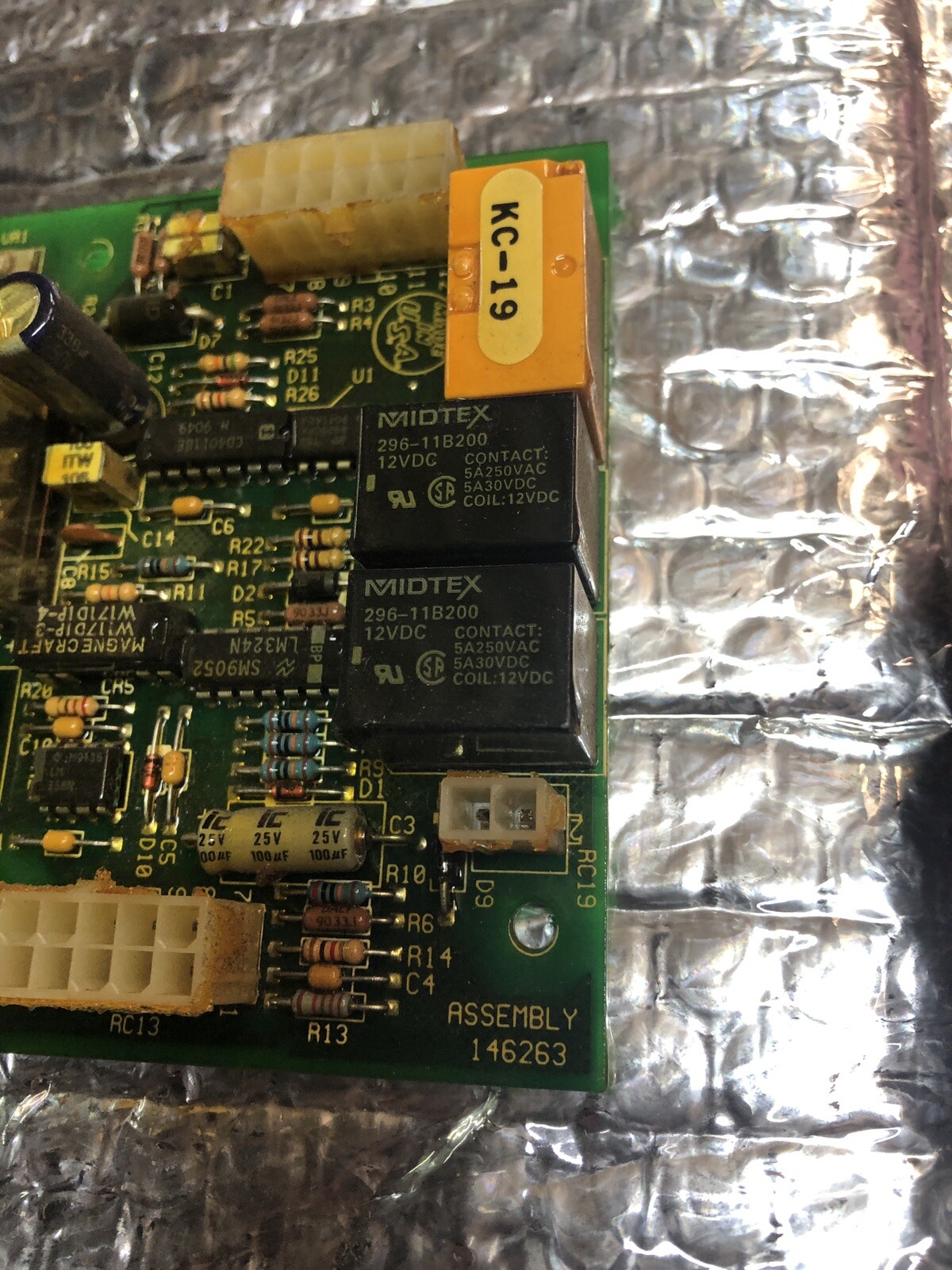 Miller Welder PC Board Part # 146263 Used Tested Will Ship Ups Ground