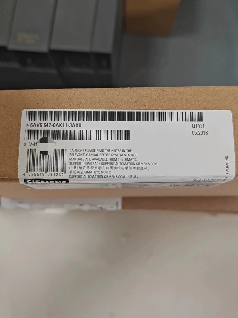 6AV6 647-0AK11-3AX0 1PCS New Siemens 6AV6647-0AK11-3AX0 Fast shipment