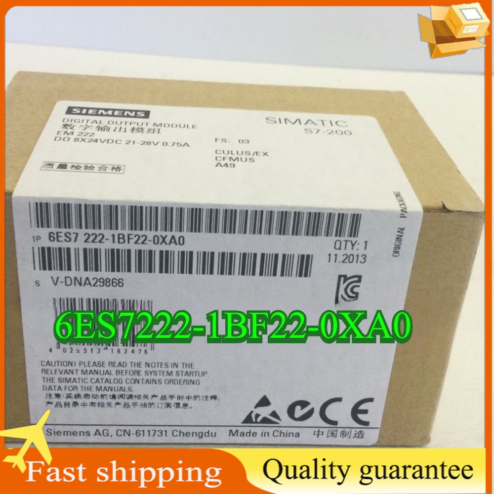 6ES7222-1BF22-0XA0 1PCS Brand SIEMENS 6ES7 222-1BF22-0XA0 Module Fast ship New
