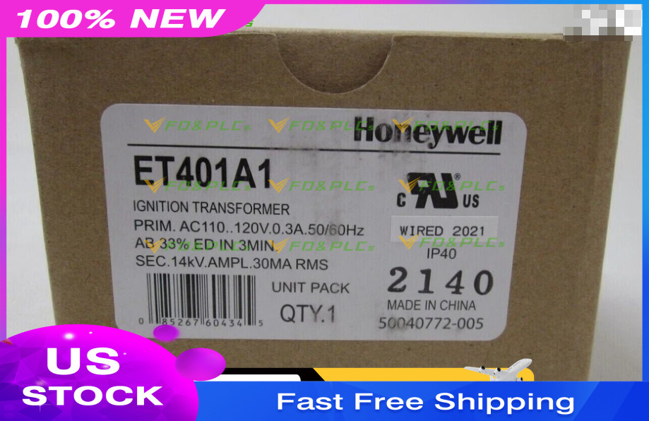 ET401A1 New Honeywell Ignition Transformer In Box ET401A1