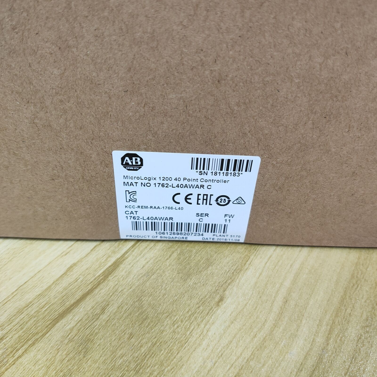 Sealed NEW PLC 1762-L40AWAR Ser C MicroLogix 1200 Controller FREE SHIPPING