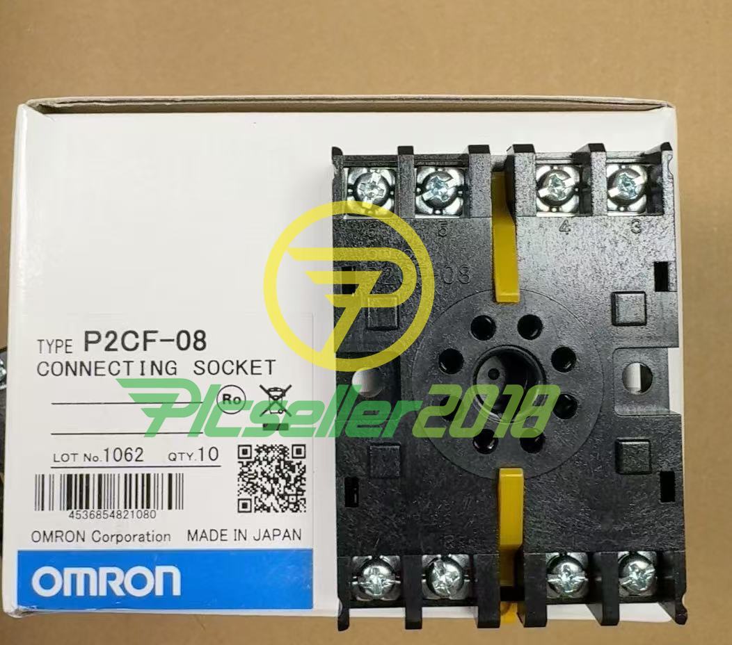 1PCS Omron Brand New P2CF-08 10A 250V 8 PIN RELAY SOCKET BASE