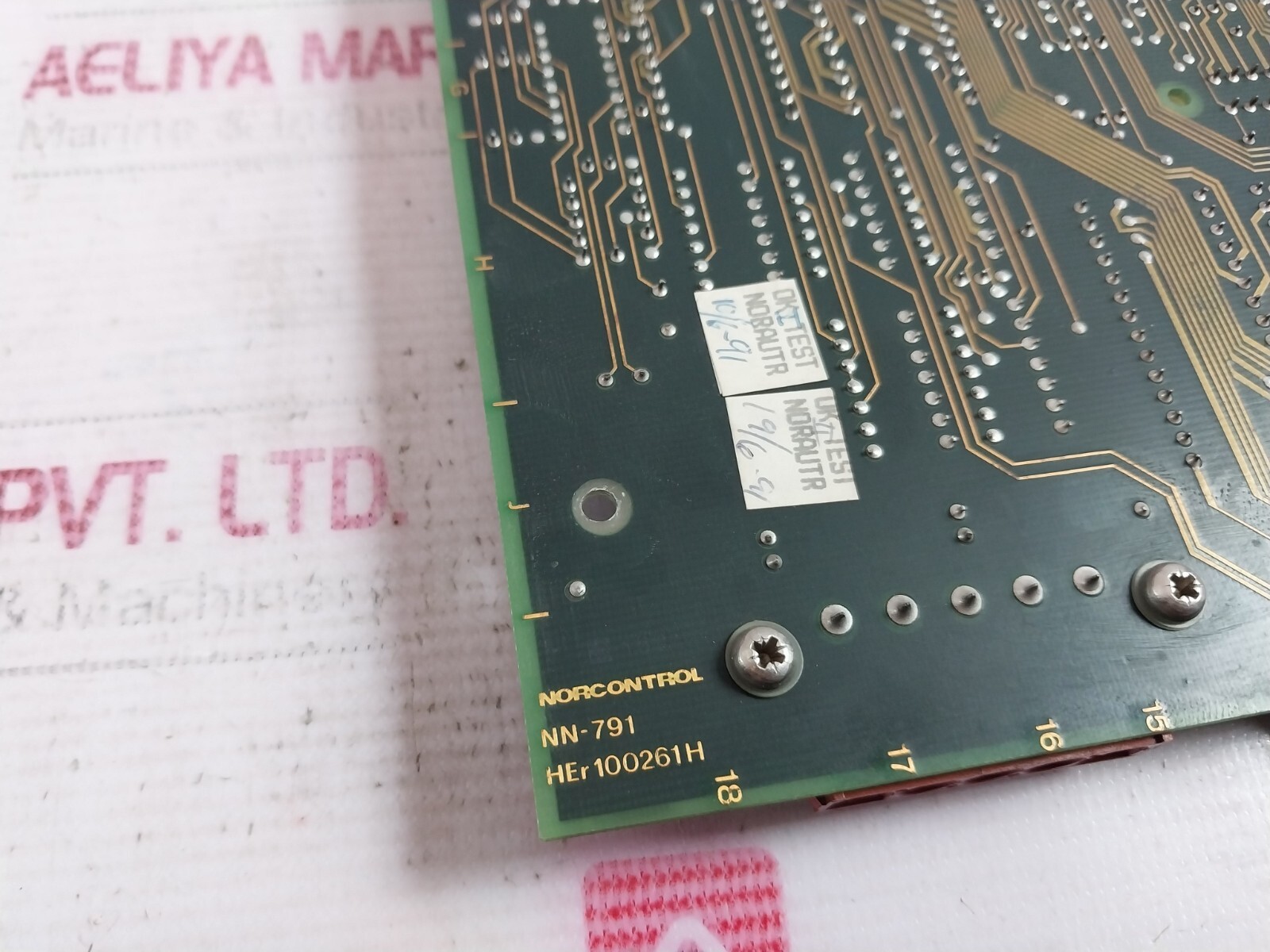 Norcontrol Automation NN-791.10 I/O Processor Card HER 100261H