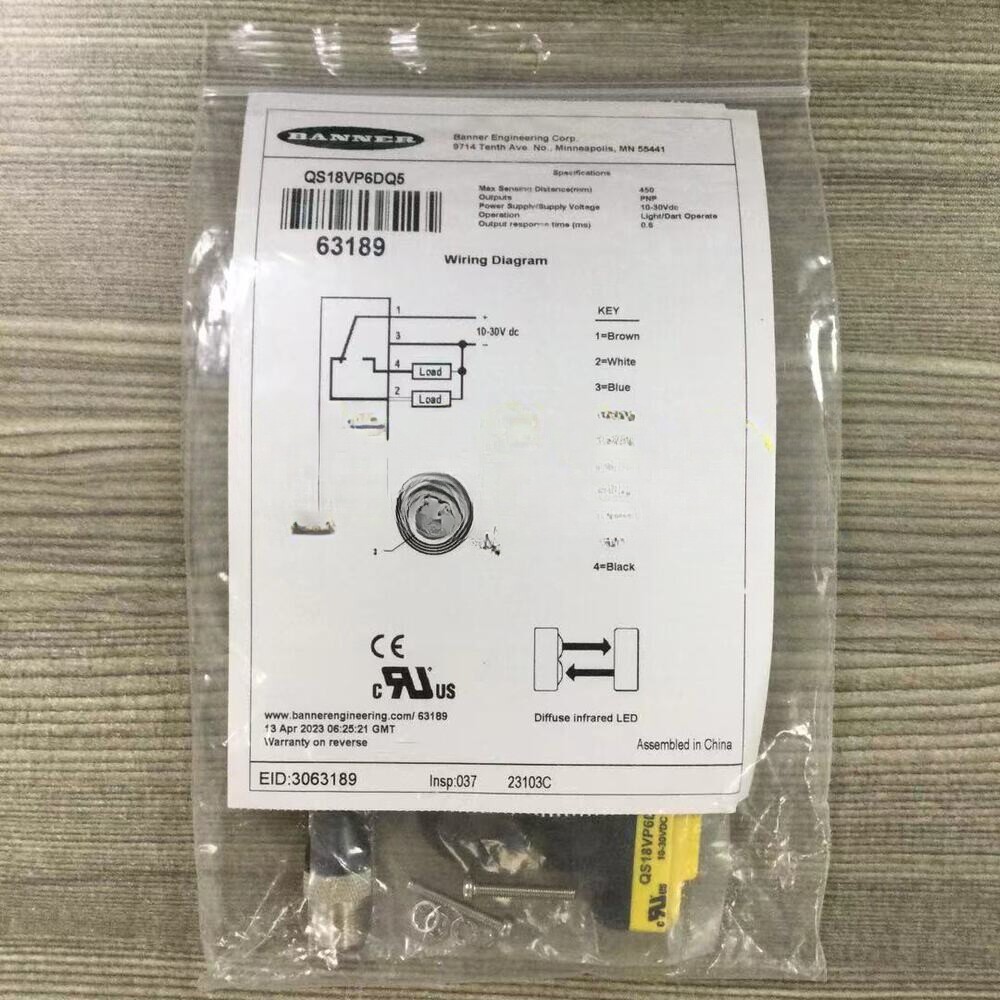 1PC NEW BANNER QS18VP6DQ5 sensor