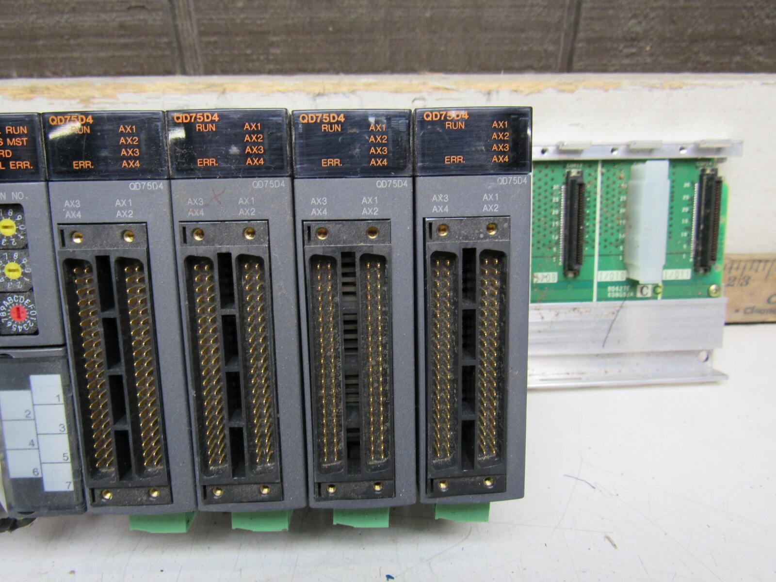 MITSUBISHI MELSEC-Q PLC SYSTEM Q12HCPU Q61P QJ71E71-100 QD75D4 QJ61BT11 NICE !!!