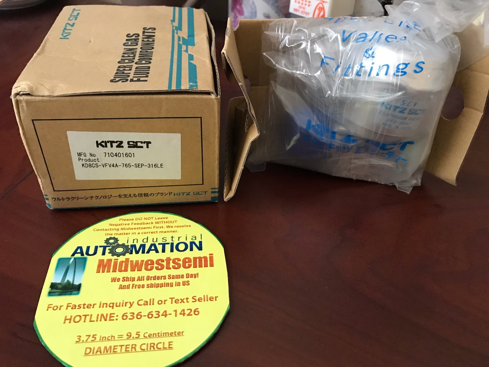 NIB 710401601 KITZ-SCT KD8CS-VFV4A-765-SEP-316LE SEP DIAPHRAGM FREESHIPSAMEDAY