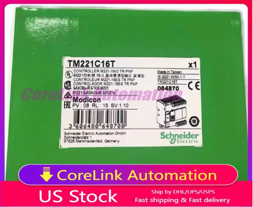 1PC Schneider TM221C16T PLC Module TM221C16T New In Box Free Fast Shipping