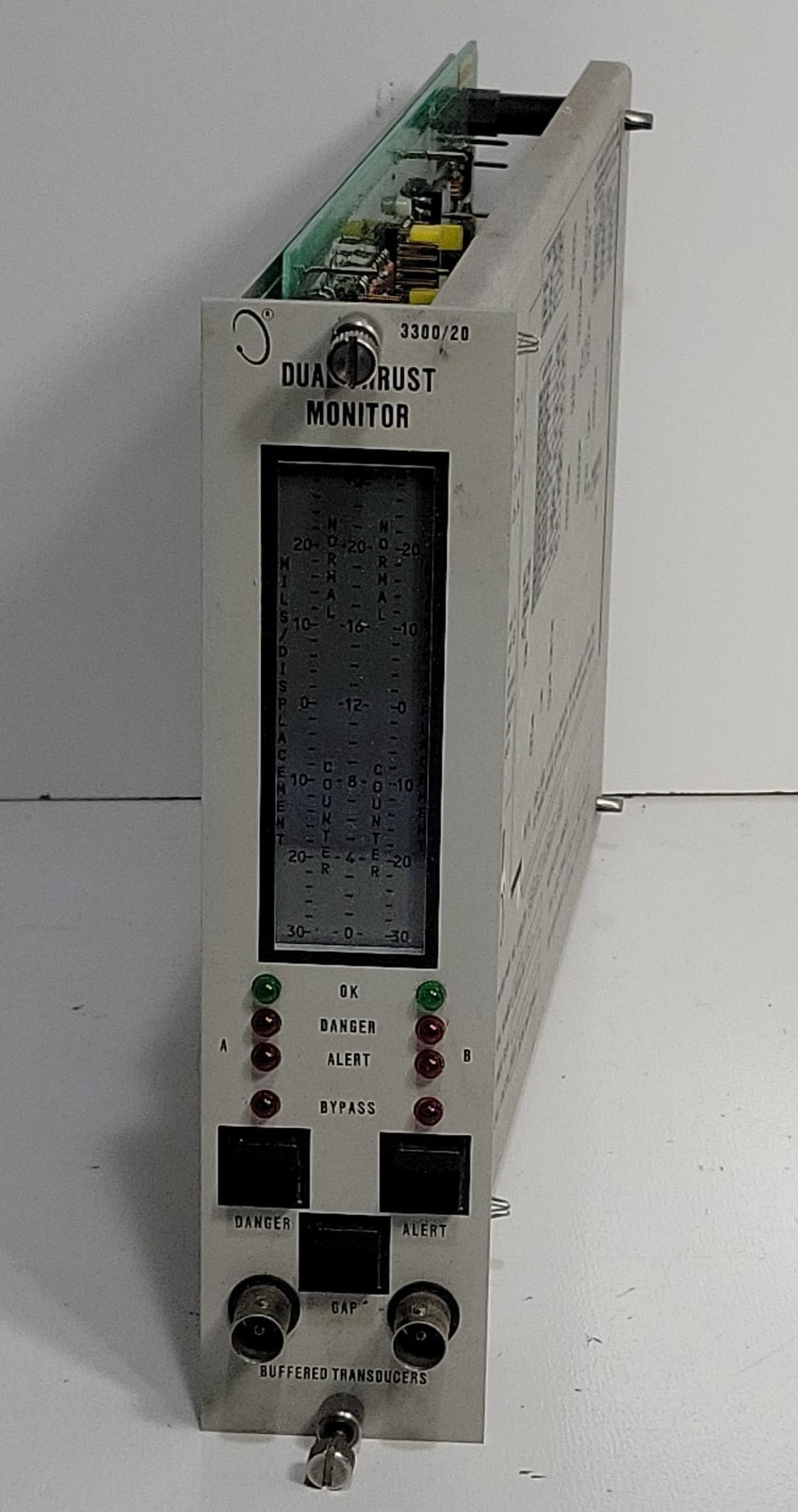 Bently Nevada 3300/20-02-01-03 Dual Thrust Monitor System Control Module