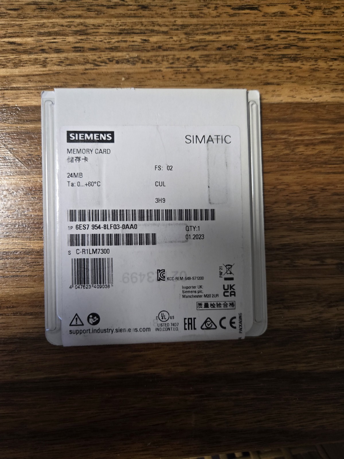 Siemens 6ES79548LF030AA0 Memory Card