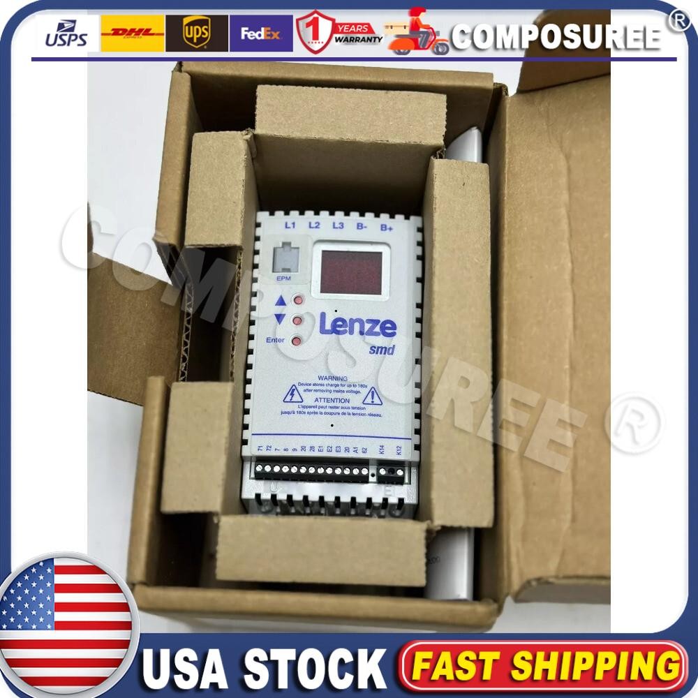 NEW LENZE frequency converter ESMD751L4TXA 380V 0.75KW 1PC