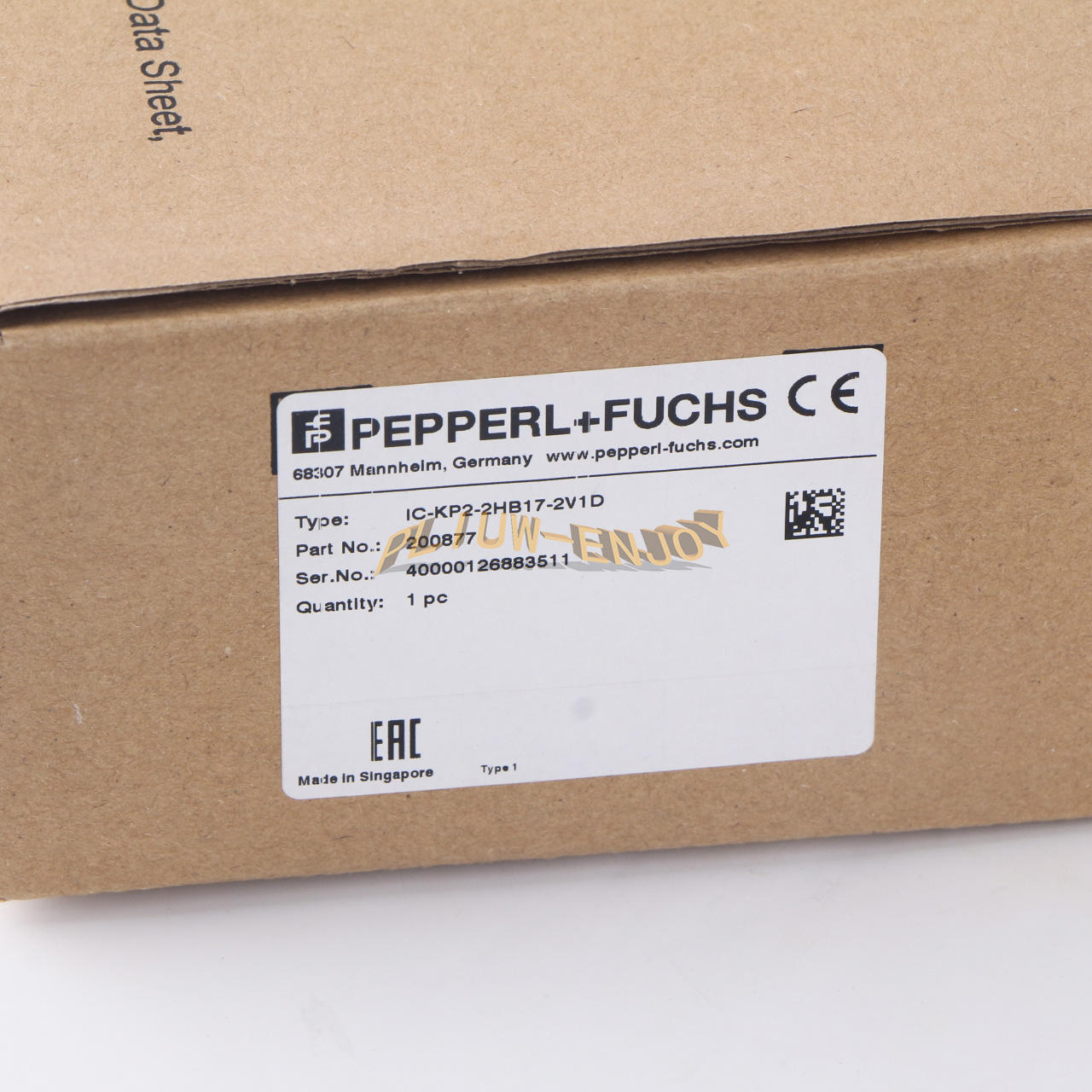 1PCS Pepperl+Fuchs sensor IC-KP2-2HB17-2V1D NEW