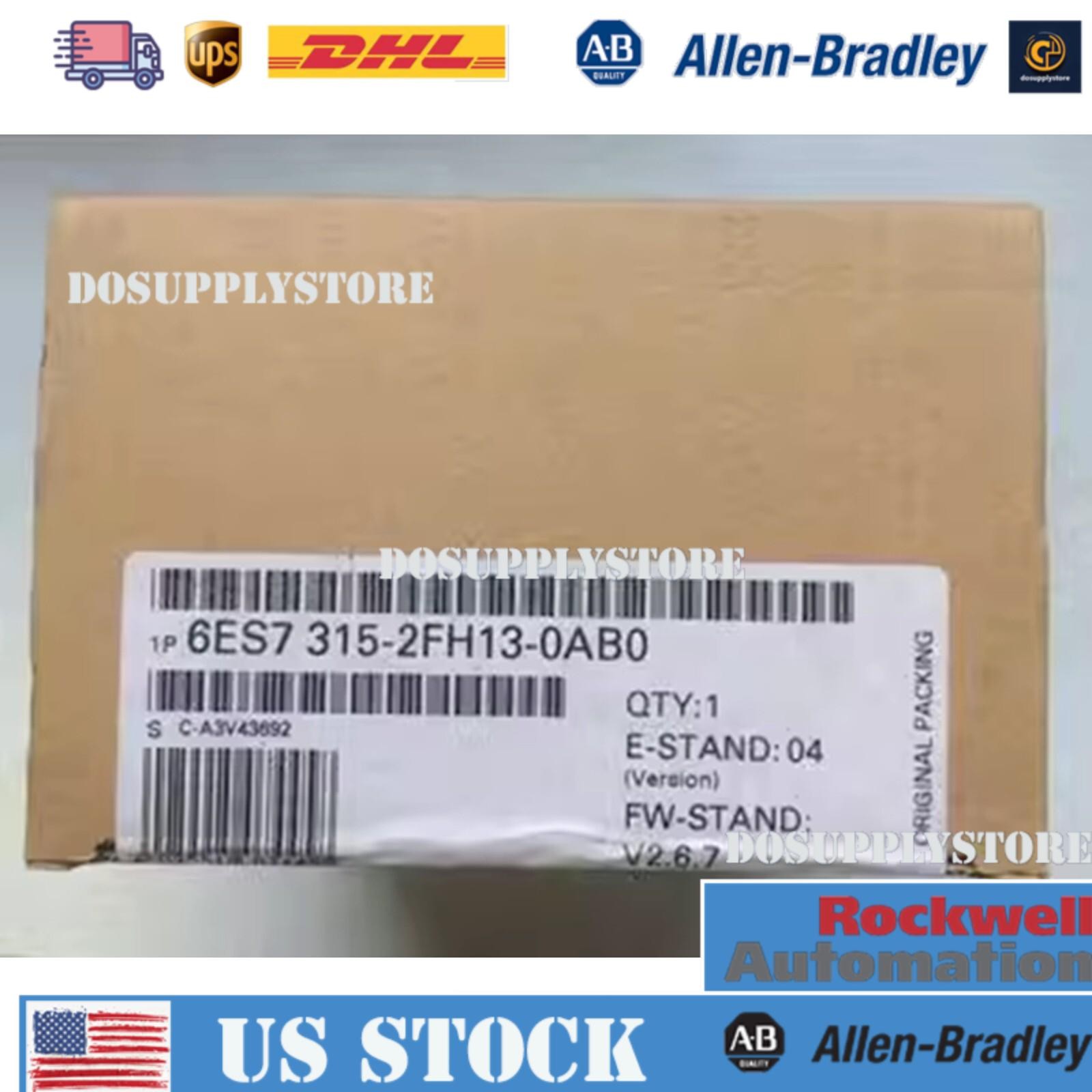1PC New SIEMENS 6ES7315-2FH13-0AB0 6ES7 315-2FH13-0AB0 In Box Expedited Shipping