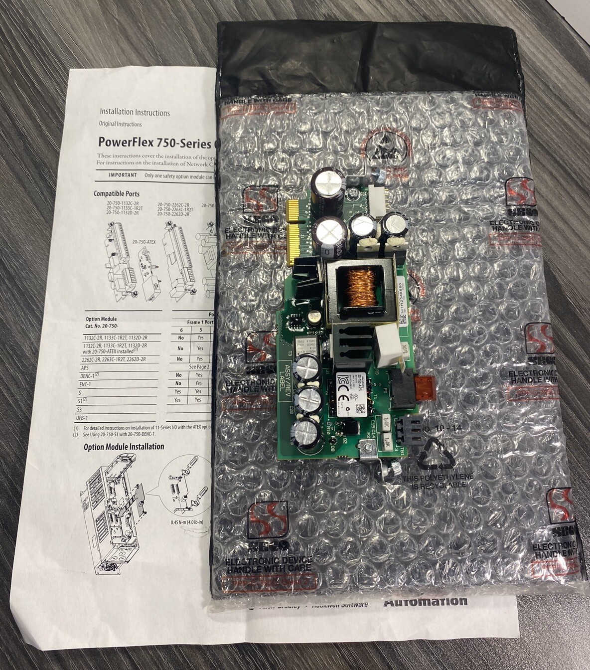 New Allen Bradley 20-750-APS Series B PowerFlex 750 Auxiliary Power Supply – USA