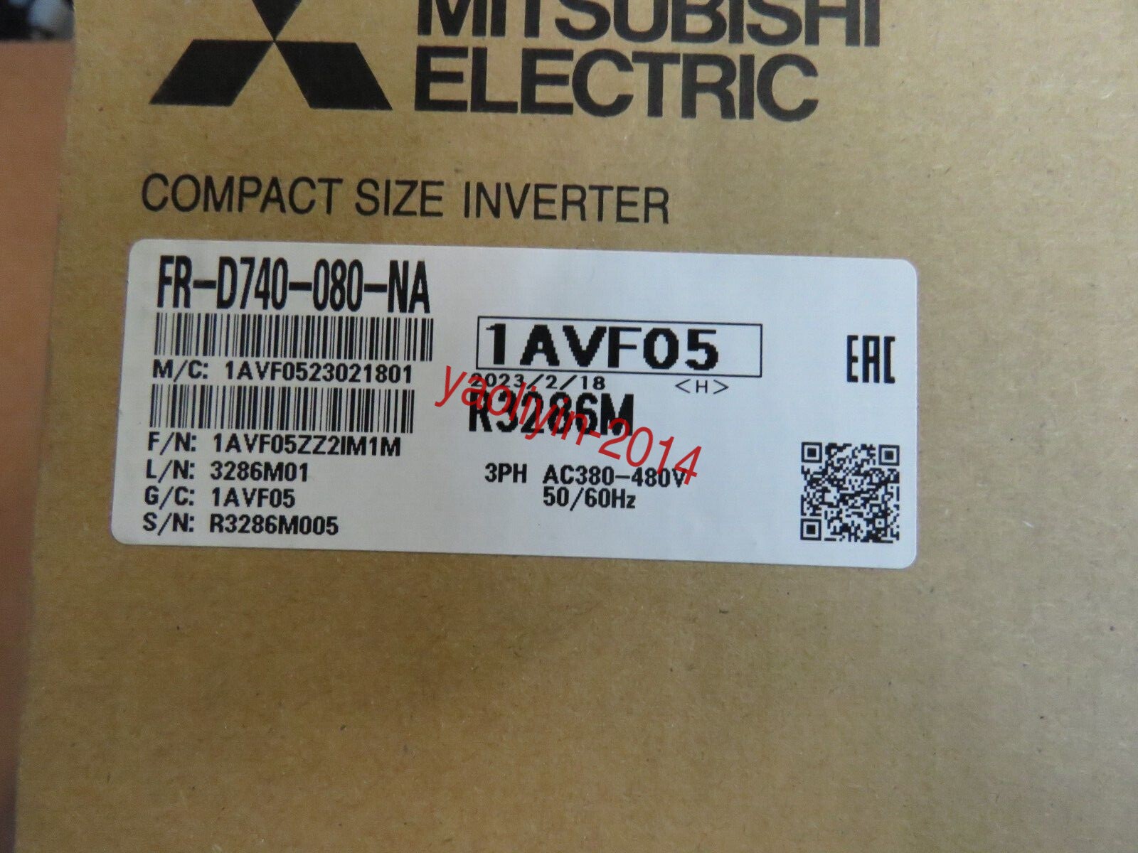 FR-D740-080-NA New Sealed Mitsubishi Compact Size Inverter FR-D740-080-NA