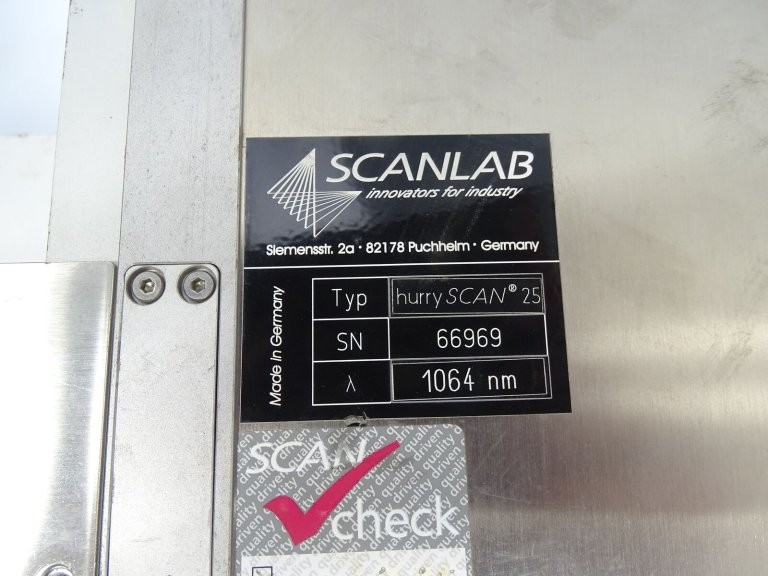 SCANLAB HURRYSCAN 25 LASER SCANNING GALVANOMETER (137040 – USED)