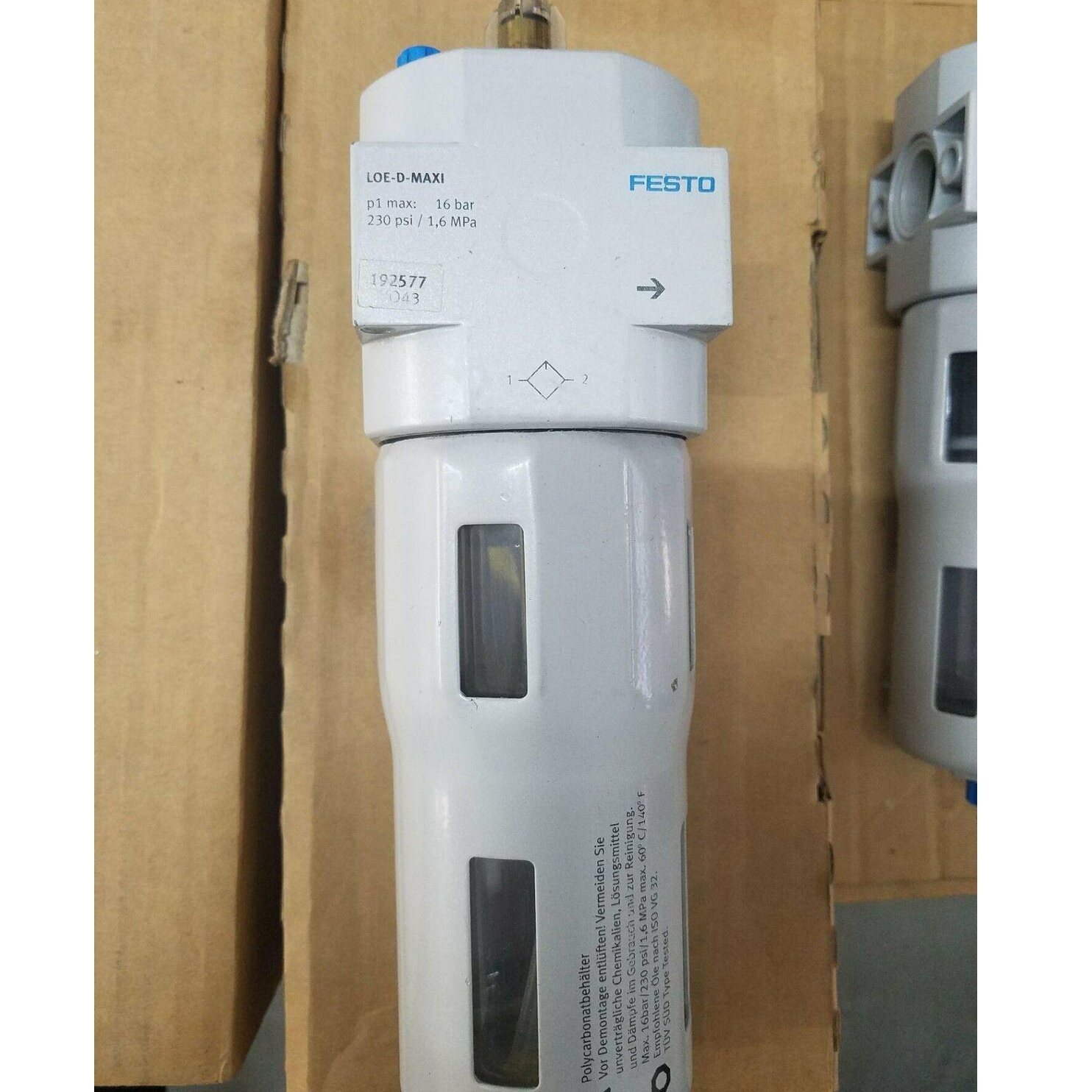 one new FESTO pressure relief valve LOE-D-MAXI 192577 Fast Shipping