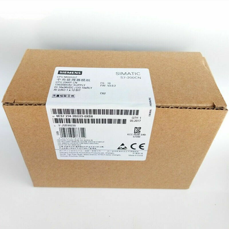New Siemens 6ES7214-2BD23-0XB8 6ES7214-2BD23-0XB8 CPU224XP CPU Module New in Box