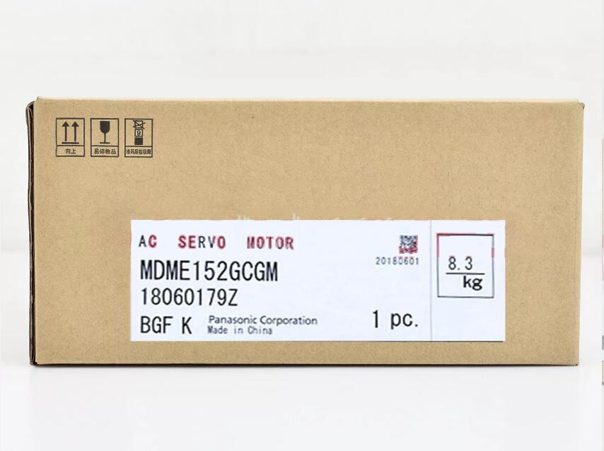 One Panasonic AC servo motor MDME152GCGM New #A