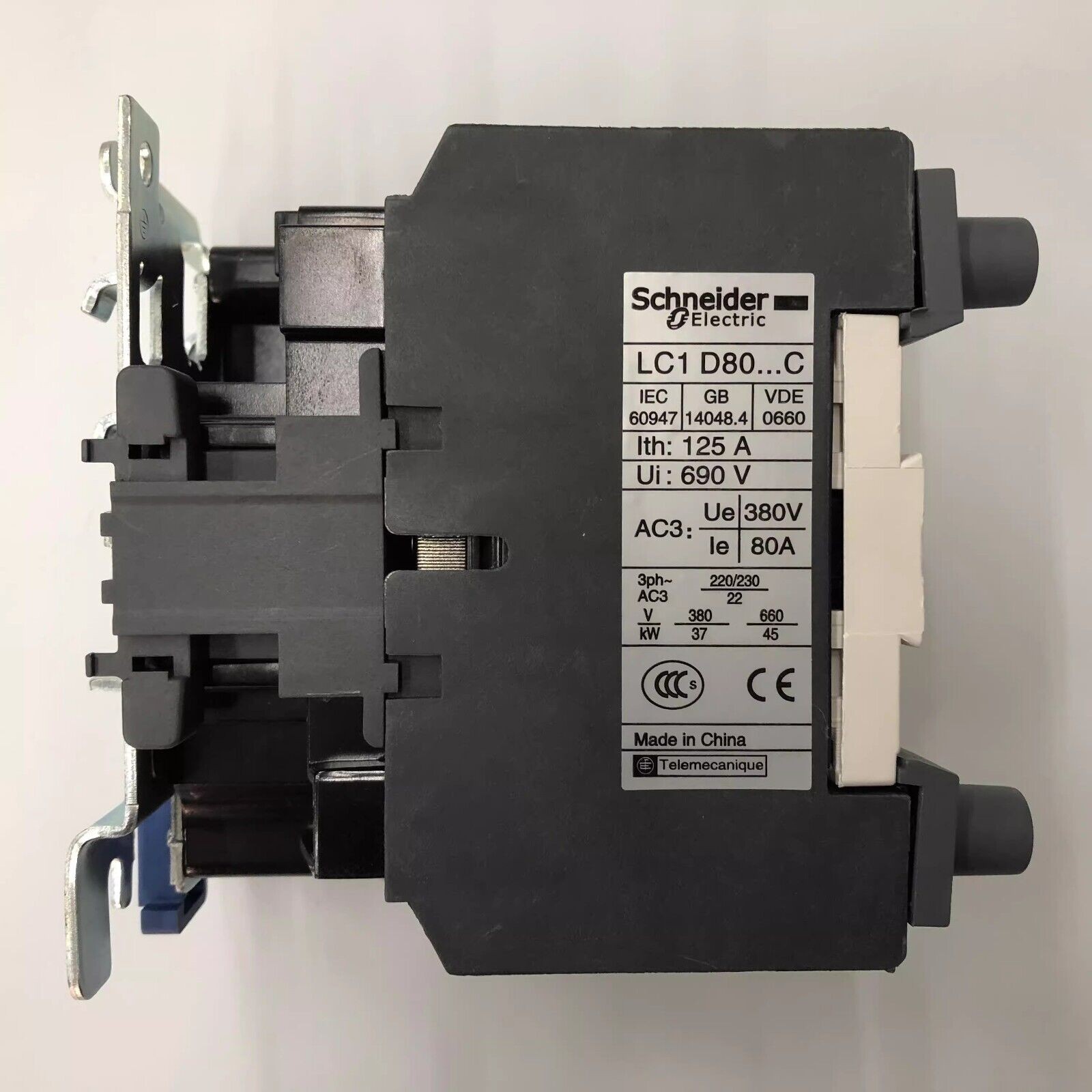 for LC1D80008E7C AC48V 2-open, 2-closed 4-pole AC contactor US Free TAX