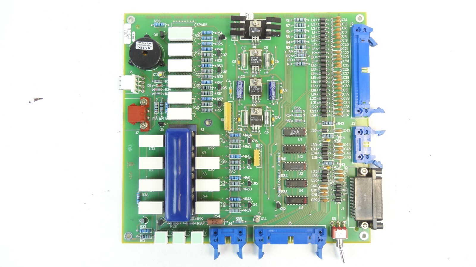 Powerware / Exide 101072855 Rev A1 / 118302580A Control Panel PCB Assembly