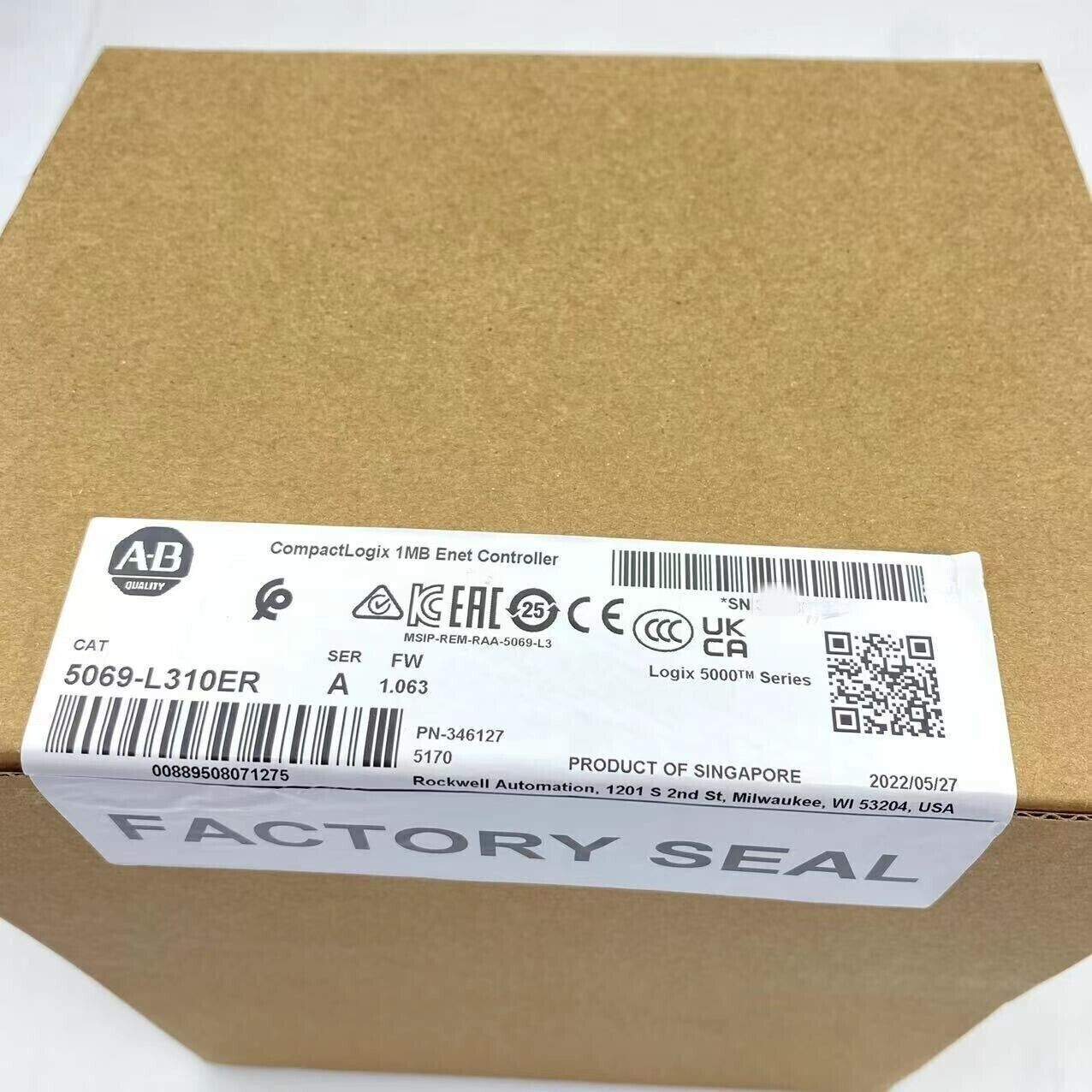 NEW Allen-Bradley 5069-L310ER CompactLogix 1MB Controller Sealed 5069L310ER