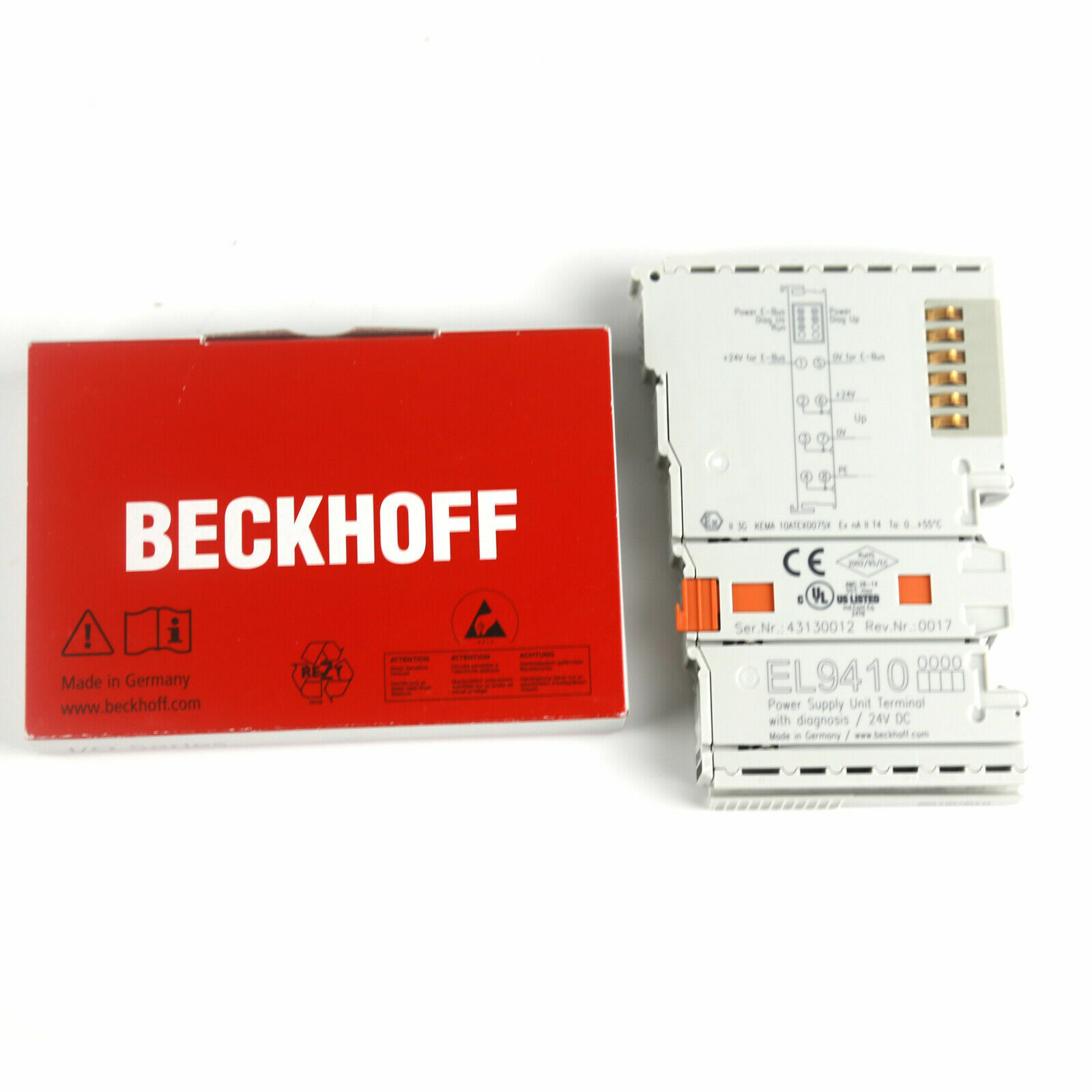 New In Box BECKHOFF EL9410 EL9 410 Power Supply Terminal