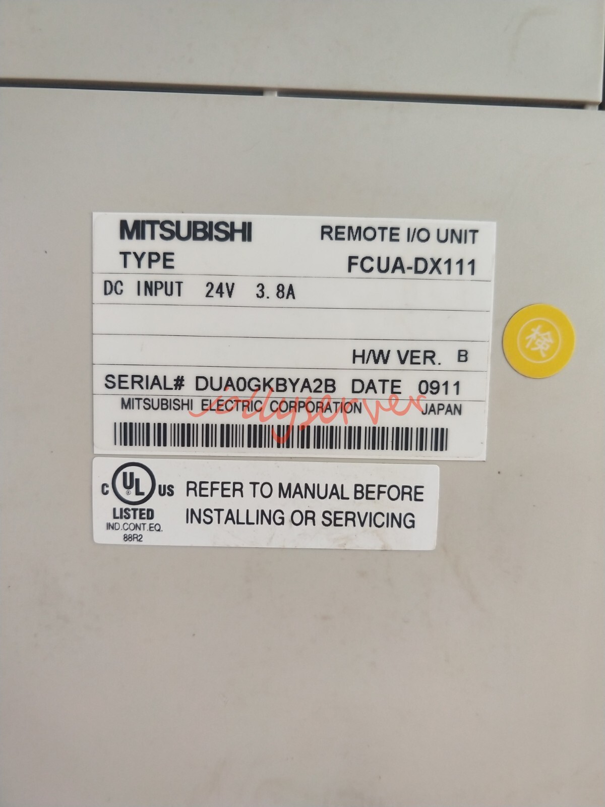 1PC Used Mitsubishi Remote Control I/O Unit FCUA-DX111